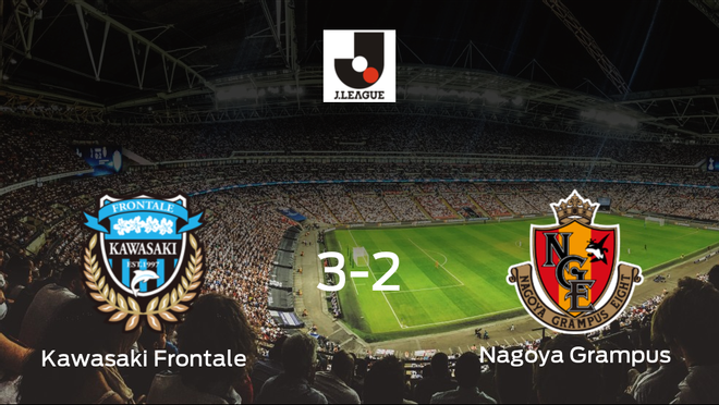 El Kawasaki Frontale consigue la victoria en casa frente al Nagoya Grampus (3-2) El Kawasaki Frontale consigue la victoria en casa frente al Nagoya Grampus (3-2)