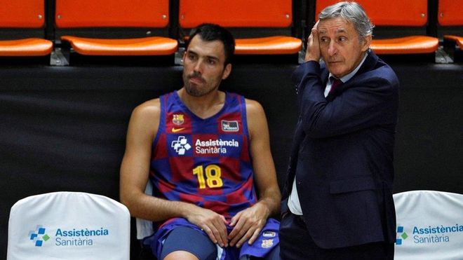 Pesic y Oriola no podían ocultar su decepción tras perder la final Pesic y Oriola no podían ocultar su decepción tras perder la final