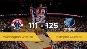 Memphis Grizzlies se hace con la victoria contra Washington Wizards por 111-125 Memphis Grizzlies se hace con la victoria contra Washington Wizards por 111-125