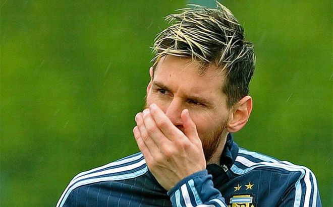 Messi se encuentra concentrado con Argentina Messi se encuentra concentrado con Argentina