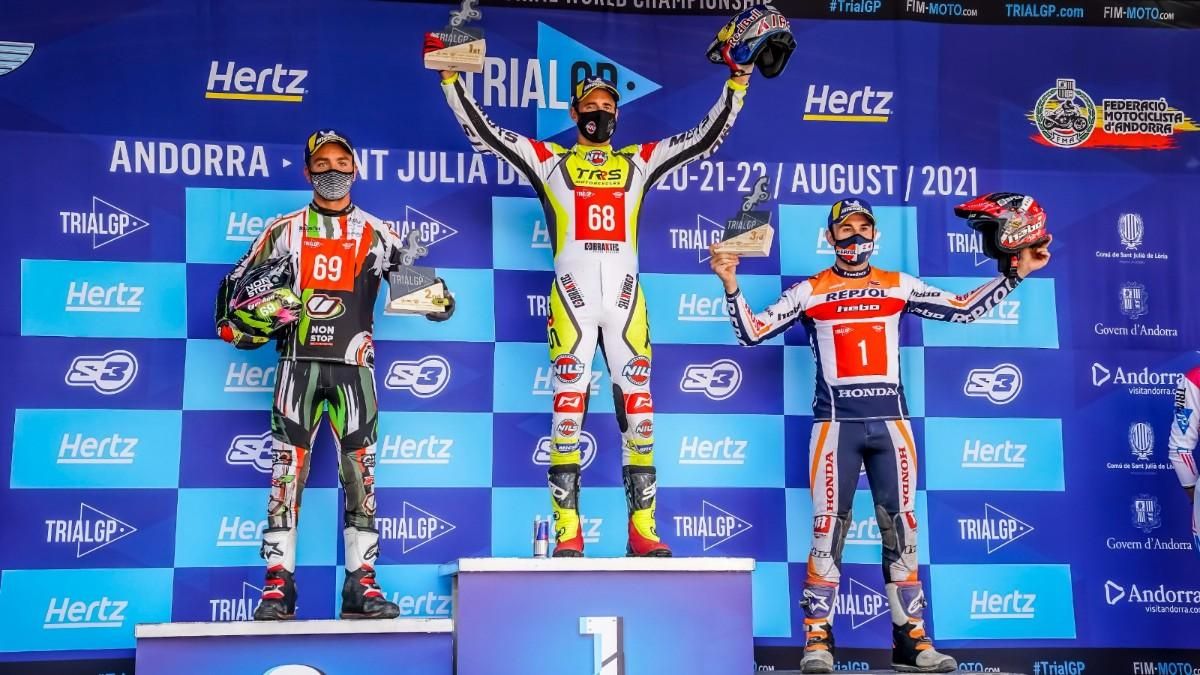 Podio de los ganadores Podio de los ganadores