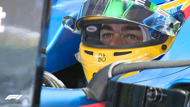 Alonso, satisfecho del primer día de ensayos en Barcelona Alonso, satisfecho del primer día de ensayos en Barcelona