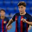 Pablo Torre, durante un partido del Barça Atlètic