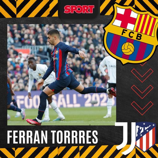 Ferran Torres es uno de los nombres que podrían abandonar el FC Barcelona este verano. La Juventus y el Atlético de Madrid, atentos.