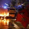 Disturbios en Bruselas tras el partido de Bélgica-Marruecos.