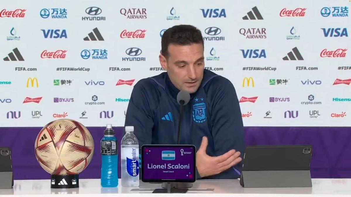 ¿Es el mejor de la historia? Las palabras de Scaloni sobre Messi que te emocionarán...