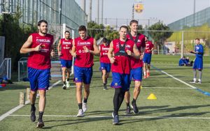El Barça realizó trabajo físico en la Ciutat Esportiva El Barça realizó trabajo físico en la Ciutat Esportiva