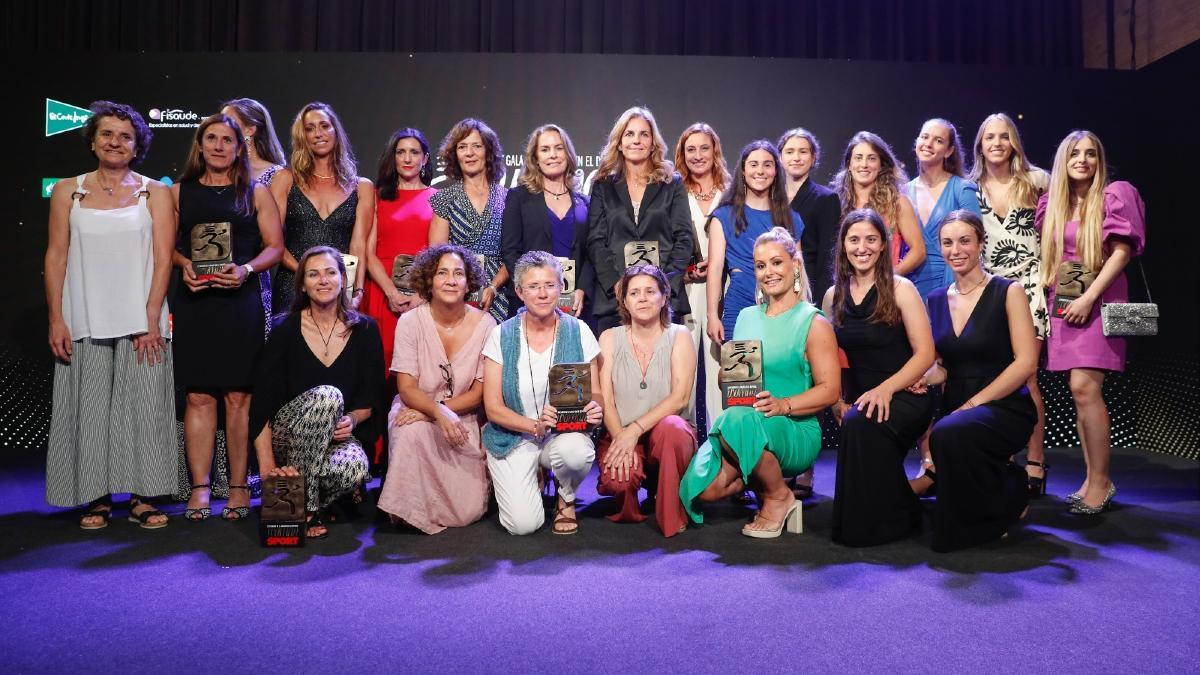 Todas las premiadas en la II Gala Premios Woman Sport