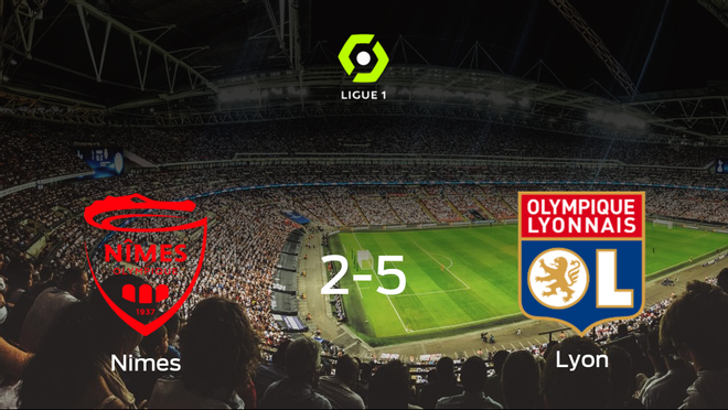 El Olympique Lyon se lleva los tres puntos a casa tras golear al Olimpique de Nimes (2-5) El Olympique Lyon se lleva los tres puntos a casa tras golear al Olimpique de Nimes (2-5)
