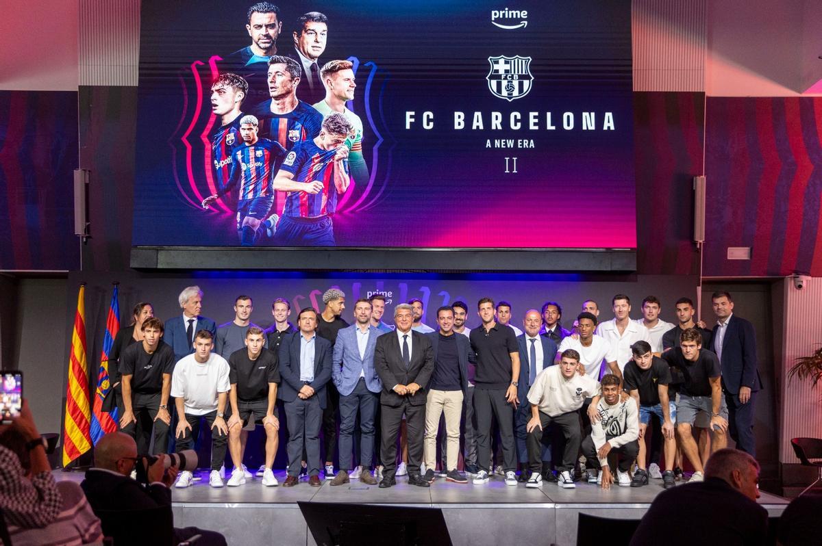 Así fue la alfombra roja de la nueva docuserie 'FC Barcelona, una nueva era'