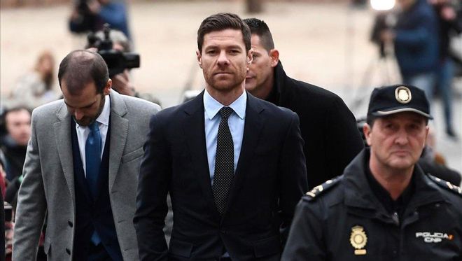 Xabi Alonso es el único de los futbolistas que reafirma su inocencia Xabi Alonso es el único de los futbolistas que reafirma su inocencia