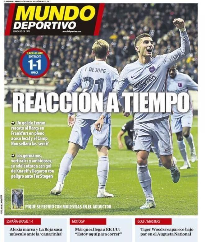 Las portadas de la prensa deportiva de hoy