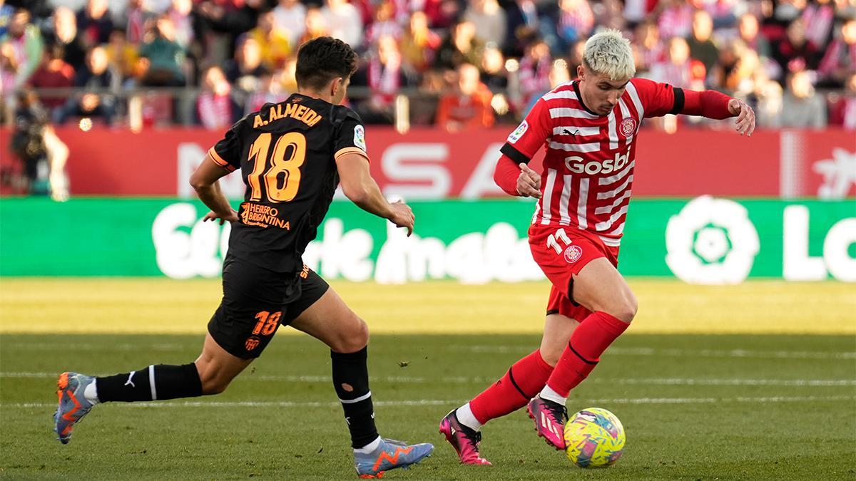 Resumen, goles y highlights del Girona 1 - 0 Valencia de la jornada 20 de LaLiga Santander
