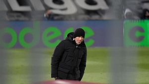 Zidane durante un entrenamiento Zidane durante un entrenamiento