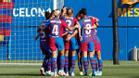 Goleada del Barça en el primer Gamper femenino de la historia