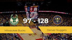 Victoria de Denver Nuggets ante Milwaukee Bucks por 97-128 Victoria de Denver Nuggets ante Milwaukee Bucks por 97-128