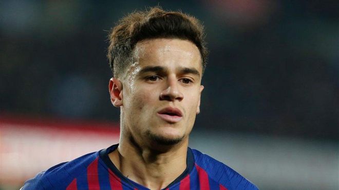 Coutinho lamentándose de una ocasión Coutinho lamentándose de una ocasión