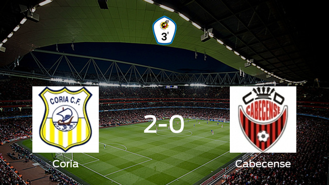 El Coria consigue la victoria ante el Cabecense (2-0) El Coria consigue la victoria ante el Cabecense (2-0)