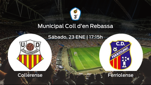 Previa del partido: el Collerense recibe en su feudo al Ferriolense Previa del partido: el Collerense recibe en su feudo al Ferriolense