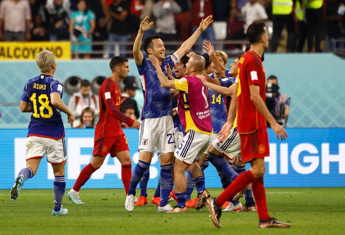 Resumen, goles y highlights del Japón 2 - 1 España de la fase de grupos del Mundial de Qatar