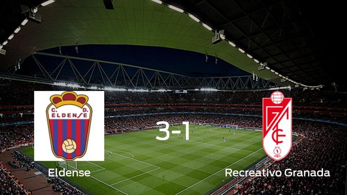 El Eldense consigue la victoria en casa frente al Recreativo Granada (3-1)