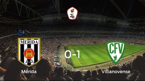 El Villanovense se impone por la mínima al Mérida AD (0-1) El Villanovense se impone por la mínima al Mérida AD (0-1)