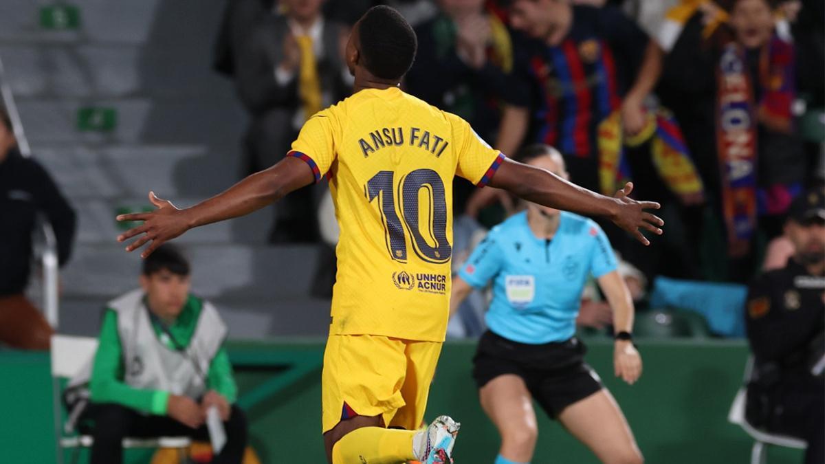 Elche - FC Barcelona | El gol de Ansu Fati