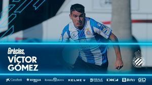 Víctor Gómez se va cedido al Braga