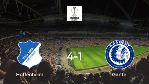 El Hoffenheim suma tres puntos tras pasar por encima del Gante (4-1) El Hoffenheim suma tres puntos tras pasar por encima del Gante (4-1)
