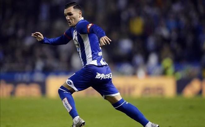 Lucas Pérez, elogiado por el técnico del Deportivo Lucas Pérez, elogiado por el técnico del Deportivo