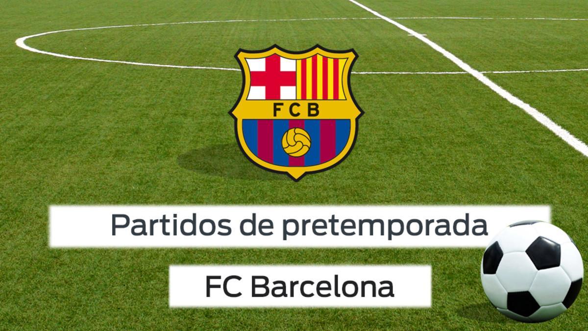 Barcelona's preseason matches announced