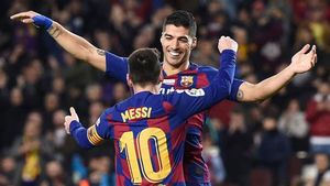 Leo Messi y Luis Suárez quieren seguir celebrando muchisimos más goles juntos Leo Messi y Luis Suárez quieren seguir celebrando muchisimos más goles juntos