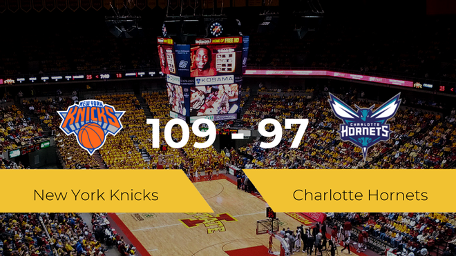 New York Knicks se hace con la victoria contra Charlotte Hornets por 109-97 New York Knicks se hace con la victoria contra Charlotte Hornets por 109-97