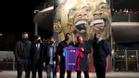 Mallorca y FC Barcelona homenajearon a Etoo antes del partido
