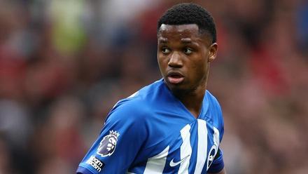 Ansu Fati, en su debut con el Brighton