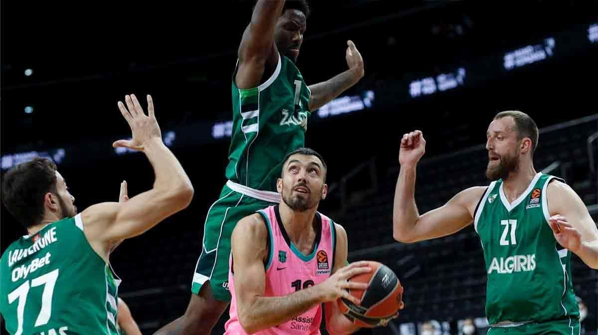 El Barça es claro favorito con la visita del Zalgiris al Palau El Barça es claro favorito con la visita del Zalgiris al Palau