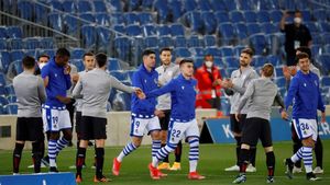 Momento en el que el Athletic hizo el pasillo Momento en el que el Athletic hizo el pasillo