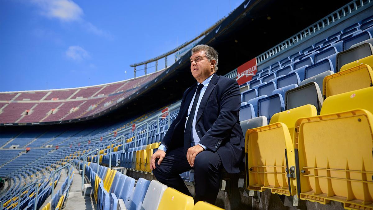 Barcelona President Joan Laporta says there are 'no sporting