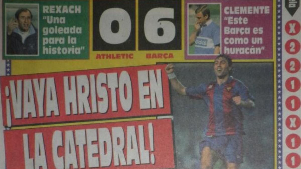 Portada de SPORT del 11 de marzo de 1991 Portada de SPORT del 11 de marzo de 1991