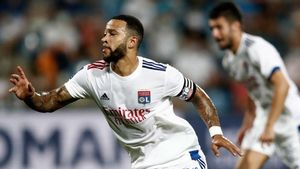 Depay, jugador del Lyon Depay, jugador del Lyon