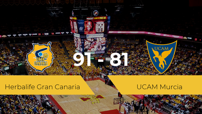 El Herbalife Gran Canaria derrota al UCAM Murcia (91-81) El Herbalife Gran Canaria derrota al UCAM Murcia (91-81)
