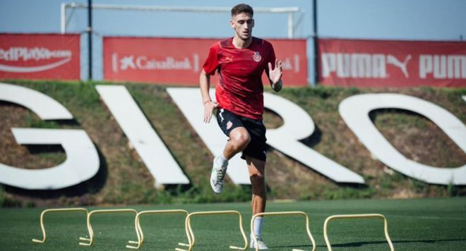 Santi Bueno durante un entrenamiento Santi Bueno durante un entrenamiento