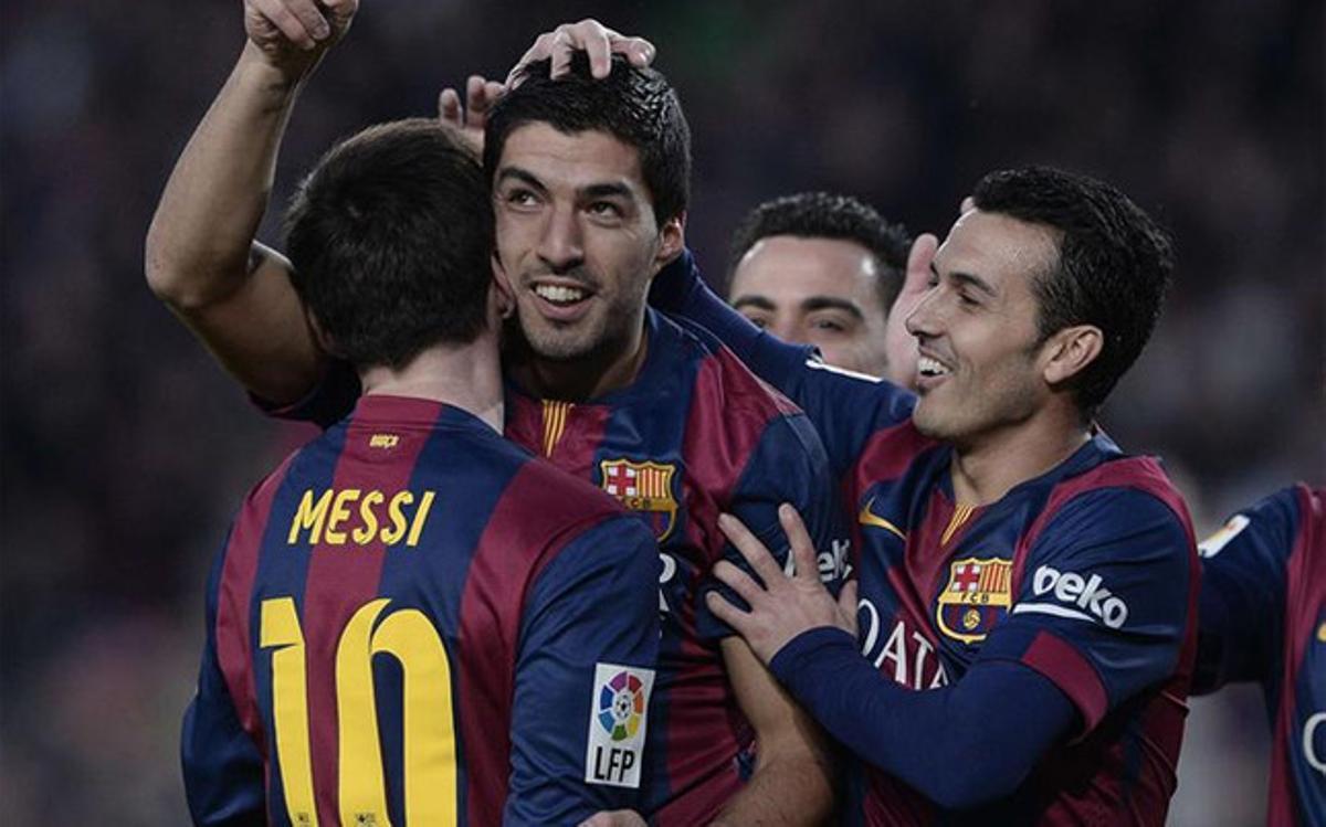 Pedro, Suárez y Messi no eran titulares juntos desde el Barça-Córdoba
