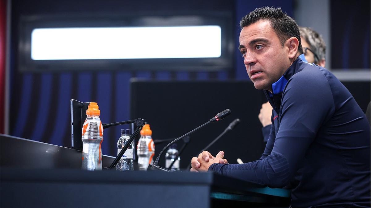 La rueda de prensa de Xavi Hernández, en directo
