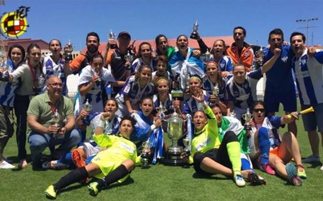 El Sporting de Huelva se proclama campeón de la Copa Reina El Sporting de Huelva se proclama campeón de la Copa Reina