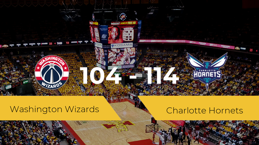 Charlotte Hornets clinches victory over Washington Wizards 104-114