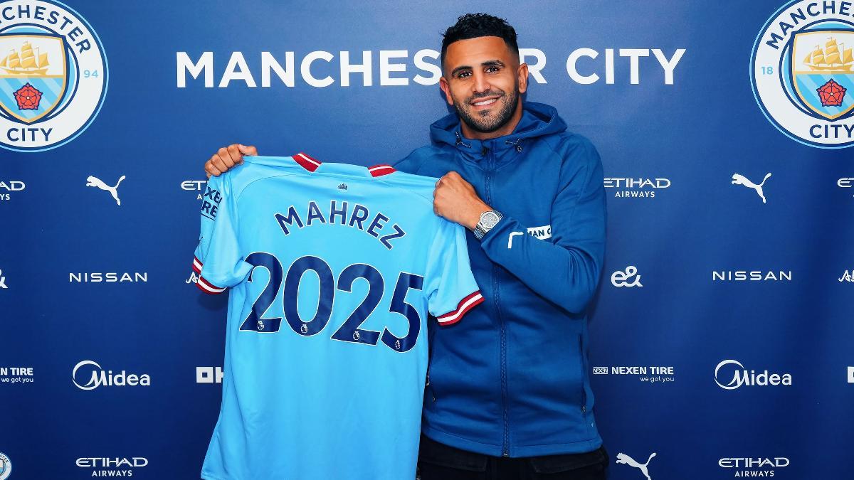 Mahrez renueva con el Manchester City hasta 2025 | @ManCity