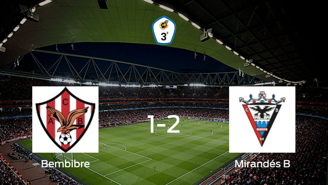 El Mirandés B se lleva los tres puntos frente al Atl. Bembibre (1-2) El Mirandés B se lleva los tres puntos frente al Atl. Bembibre (1-2)