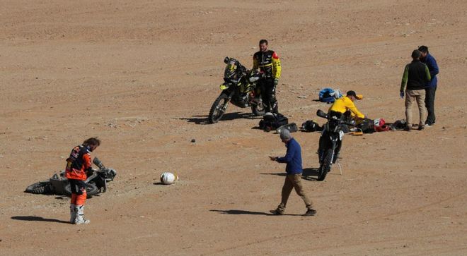 La muerte de Paulo Gonçalves en 2020 conmocionó a la caravana del Dakar La muerte de Paulo Gonçalves en 2020 conmocionó a la caravana del Dakar