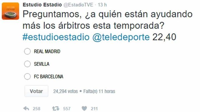 Esta es la encuesta de Estudio Estadio Esta es la encuesta de Estudio Estadio
